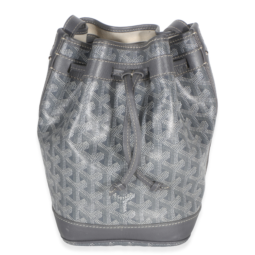 Goyard Grey Goyardine Canvas Petit Flot Bucket Bag